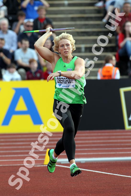 Christina Obergfoll, Javelin, 2011 Aviva London Grand Prix